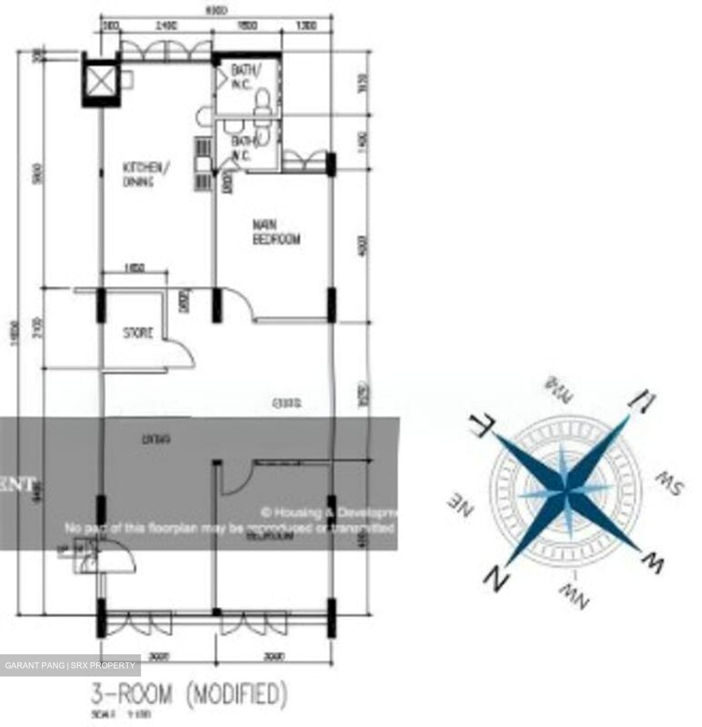 Blk 307 Clementi Meadows (Clementi), HDB 3 Rooms #523419931